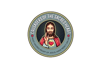 crusaders sacred heart campaign logo design