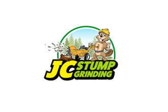 design catchy fun stump grinding company logo
