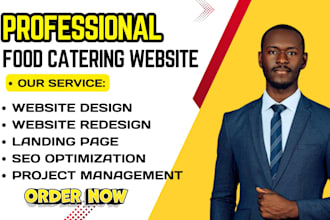 build food catering website restaurant website food truck website bakery website