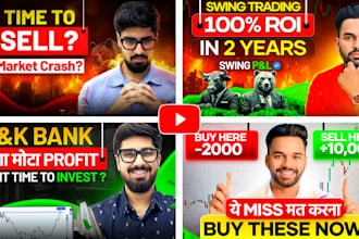 design trading, finance, crypto thumbnail