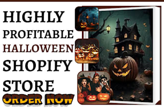 build halloween shopify black friday halloween store christmas halloween website