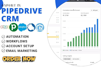 setup pipedrive crm hubspot gohighlevel jobnimbus automation clickup pipeline