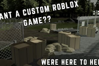 build a custom roblox game for you