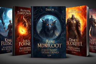 make professional fantasy book cover design,ebook cover, book cover illustration