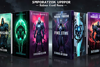 create fiction, sci fi, horror, fantasy book cover, kindle ebook cover