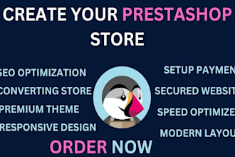 develop prestashop store,custom module,theme customization,core web vitals,addon