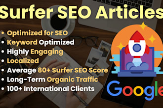create a surfer SEO optimized article