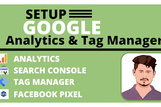 setup google analytics,ecomerce tracking, ads conversion tracking via GTM