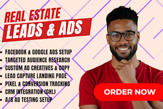 do real estate leads facebook ad google ad real estate sales funnel vacant leads