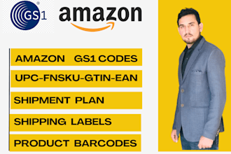 do amazon gs1 product barcodes and labels