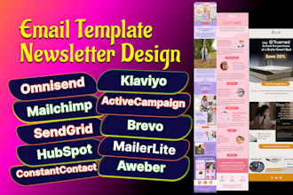 design responsive email template newsletter