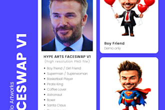 transform you into 10 cartoon stickers