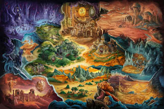 make a fantasy map for you