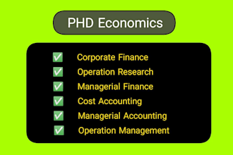 tutor corporate finance managerial cost accounting operation research management
