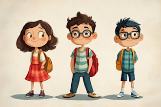 draw cartoon style comic pages, comic cartoon art