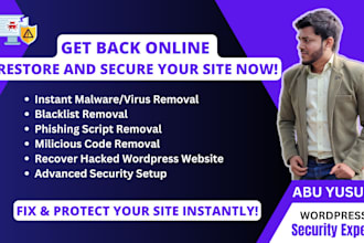 recover hacked website, malware removal and security hardening