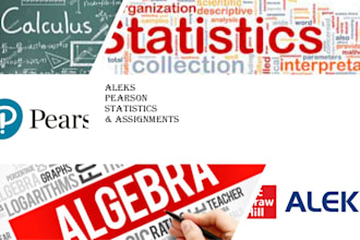 tutor math, statistics, accounting, pearson, aleks, calculus, algebra