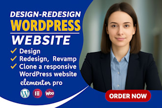development wordpress website clone, create, redesign, revamp ecommerce website