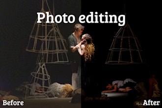 edit professionally your photo or image with photoshop and lightroom