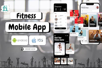 develop fitness app, gym app,workout app,ai health app for andriod and ios