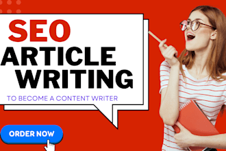 do SEO article writing, blog post writing or content writing
