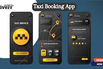 develop a custom taxi booking app or rideshare app like uber or ola