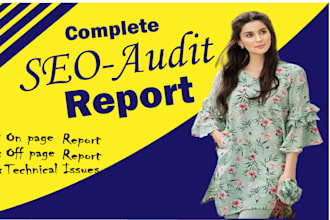 provide in depth SEO audit report, competitor website analysis