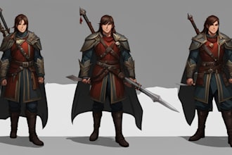 make a amazing d and d character for you