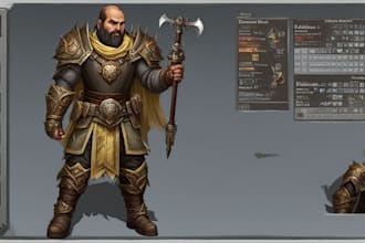 make dnd character art and d and d character art