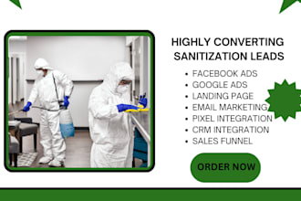 generate sanitization leads pest control home cleaning leads fumigation leads