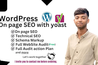 do perfect wordpress onpage seo with yoast and technical fix