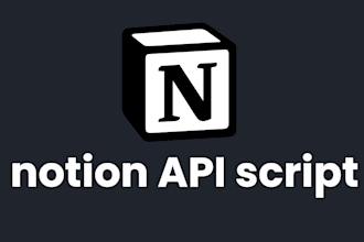 make a notion API script solution