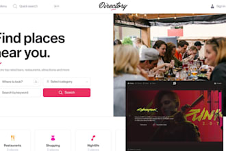 design voxel website, directory website, listivo website