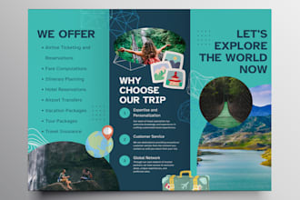 do trifold brochure,bifold brochure design