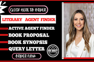 find active literary agent for your tv shows, movies script, children books