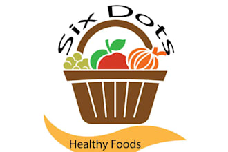 make inspirational existing healthy foods logo