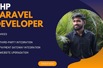 be your expert PHP laravel developer for custom projects