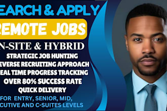 expertly search, reverse recruit, and apply for remote or onsite jobs for you