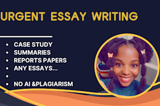 do urgent essay writing as an essay writer
