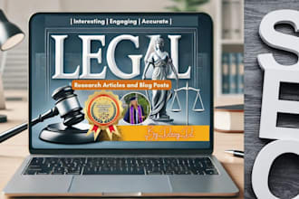 write SEO legal articles and blog posts for your law firm