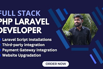 do website development PHP laravel developer