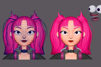sculpt 3d character model 3d realistic character 3d modelling 3d game character