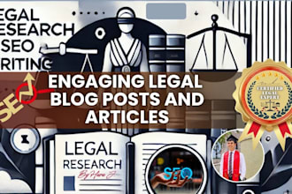 write SEO legal blogs and articles for your law firm