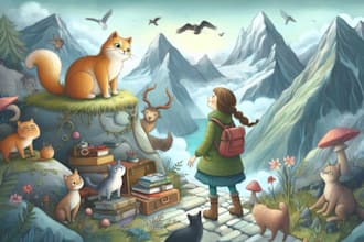 enchanting pages with my art children storybook illustrations