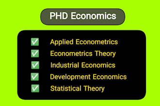 tutor applied econometrics statistical theory industrial development economics