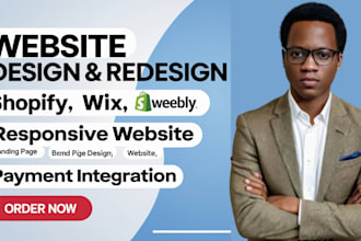 weebly website design, weebly redesign, weebly to shopify, wix website design