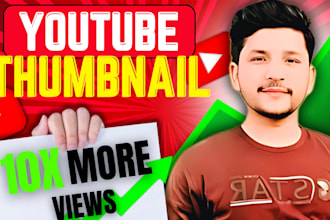 design viral clickbait youtube thumbnail within 1 hour