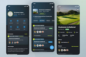 develop golf booking app, golf tracking app, golf sport app