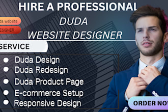 duda website, duda website design, duda ecommerce, duda website redesign