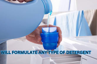 be your detergent formulations chemist for cleaning products